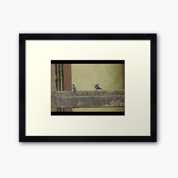 Akele Hum Akele Tum ( we are together but alone) Framed Art Print