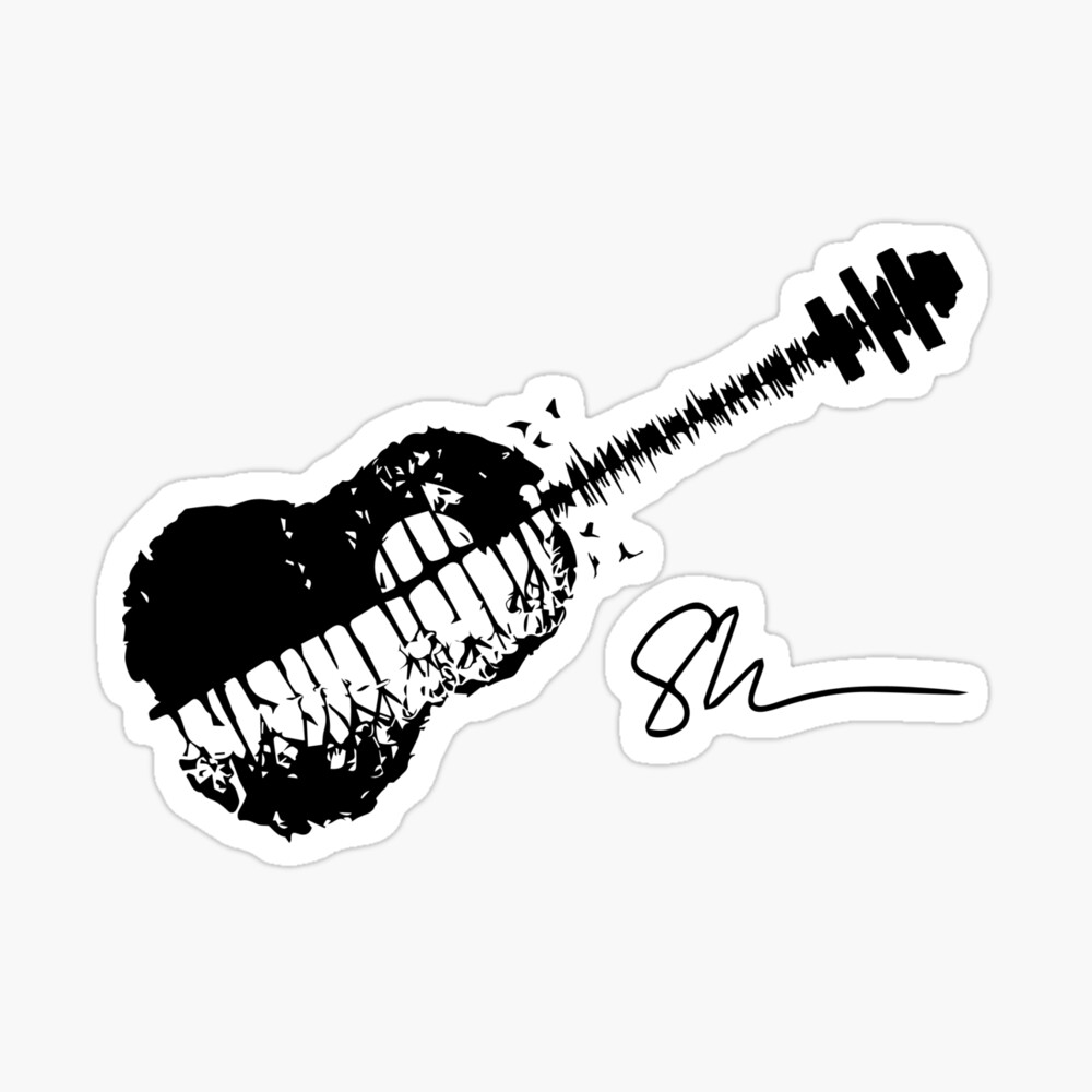 Guitar ink sketch vector Stock Illustration by tiverets 124032126