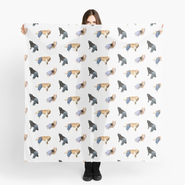 Denim Doggos Sticker-Pack Scarf