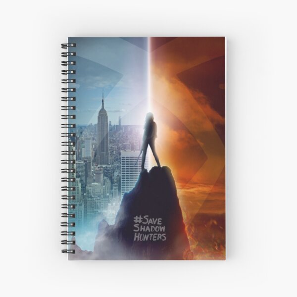 Save Shadowhunters - IconicNephilim Billboard Design - Clean Spiral Notebook