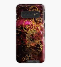 Time Lord Writing (rot) Hülle & Klebefolie für Samsung Galaxy