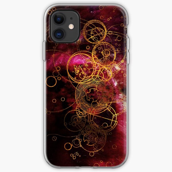 Time Lord Writing (red) iPhone Soft Case