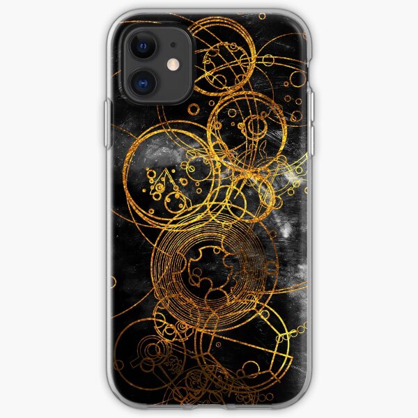 Time Lord Writing (black) iPhone Soft Case