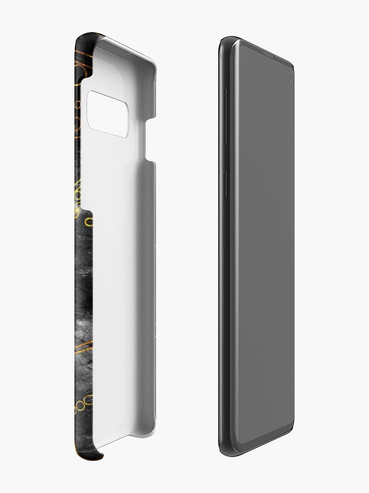 Alternate view of Time Lord Writing (black) Case & Skin for Samsung Galaxy
