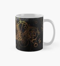 Time Lord Writing (schwarz) Tasse (Standard)