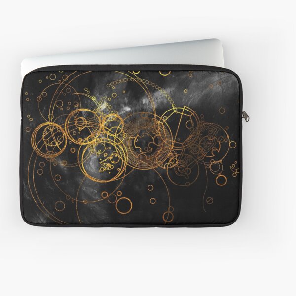 Time Lord Writing (black) Laptop Sleeve