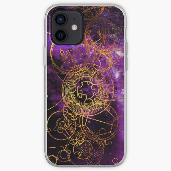 Time Lord Writing (purple) iPhone Soft Case