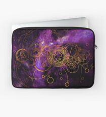 Time Lord Writing (lila) Laptoptasche