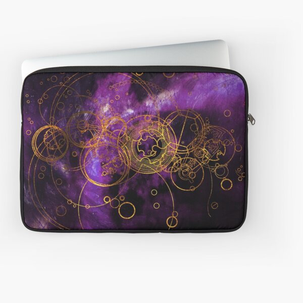 Time Lord Writing (purple) Laptop Sleeve