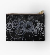 Time Lord Writing (silver) Studio Pouch