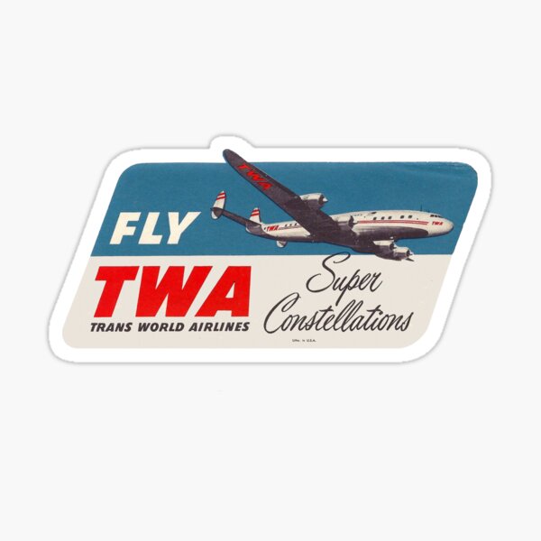Adesivi in Vinile Sticker AIRTOURS Linee Aeree Internazionali Airways 