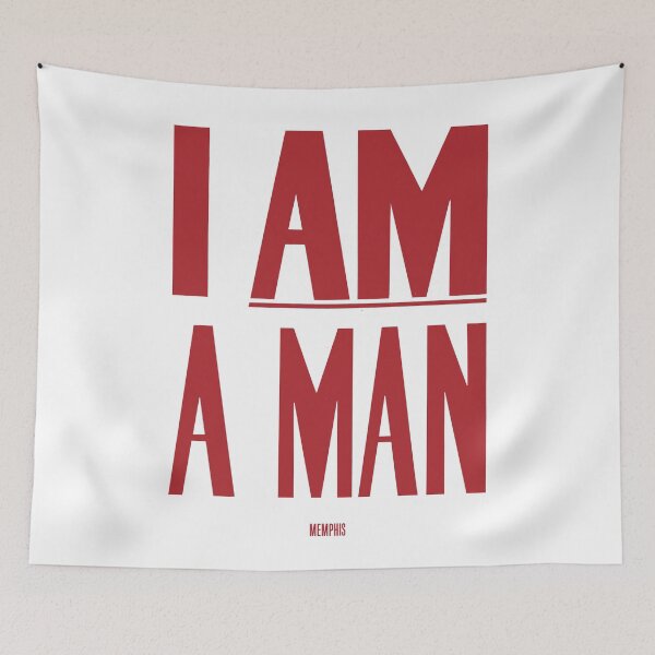 Item preview, I Am a Man, Memphis: Civil Rights: Original Blood Red on White designed and sold by Day Chapman.
