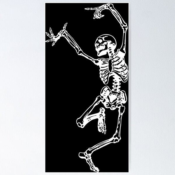 Skeleton Dance Wall Art for Sale | Redbubble