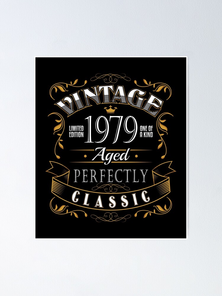 42nd Birthday T-Shirt 1979 Made In Nineteen Seventy Nine Mens Funny 42 Year Old 