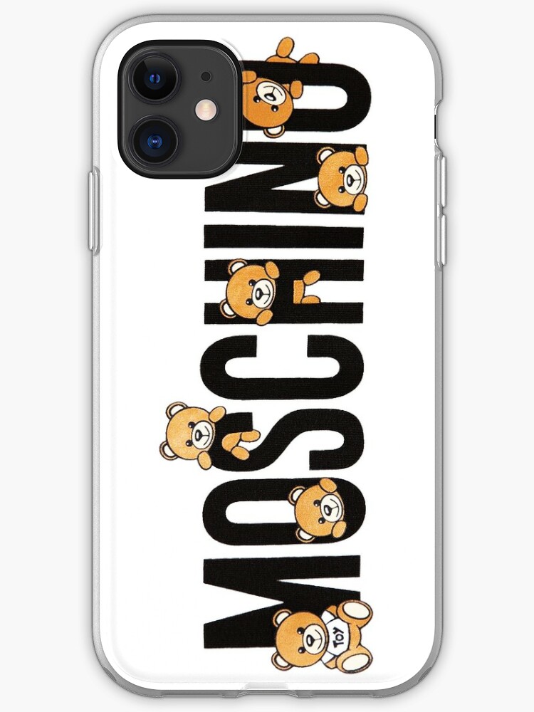 Cute Moschino Teddy Bear Iphone Case Cover By Daviddavidson Redbubble