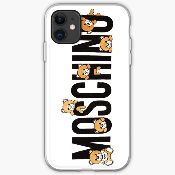 Cute Moschino Teddy Bear iPhone Soft Case