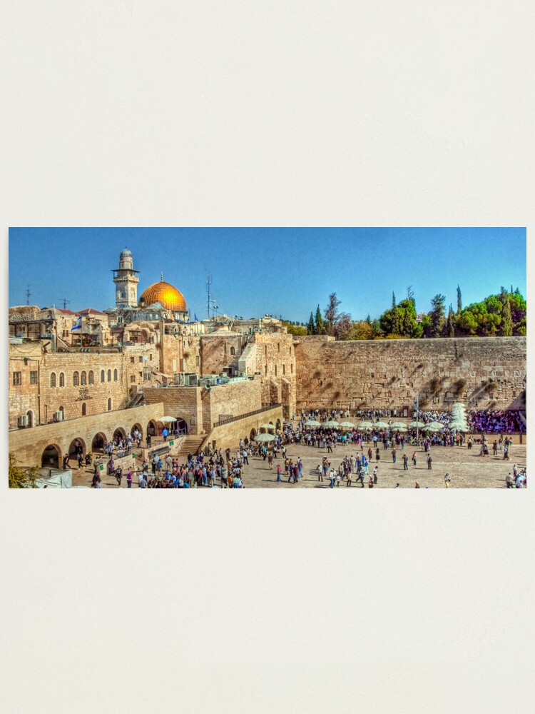 Alternate view of The Wailing Wall, Jerusalem Photographic Print