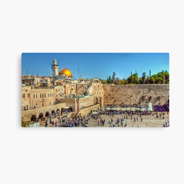 The Wailing Wall, Jerusalem Canvas Print