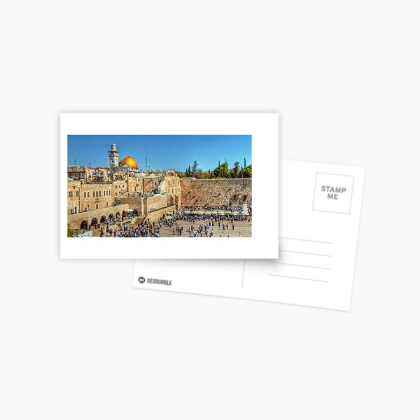 The Wailing Wall, Jerusalem Postcard