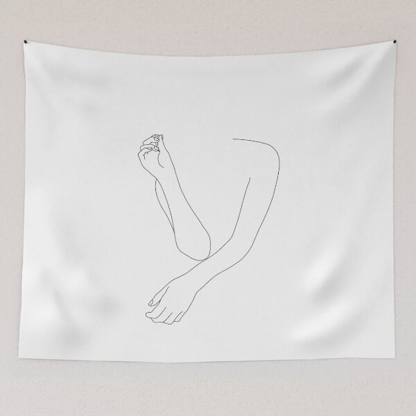 Item preview, Figure line drawing - Daja designed and sold by TheColourStudy.