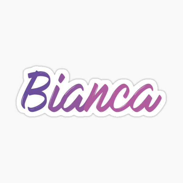 Bianca Sticker