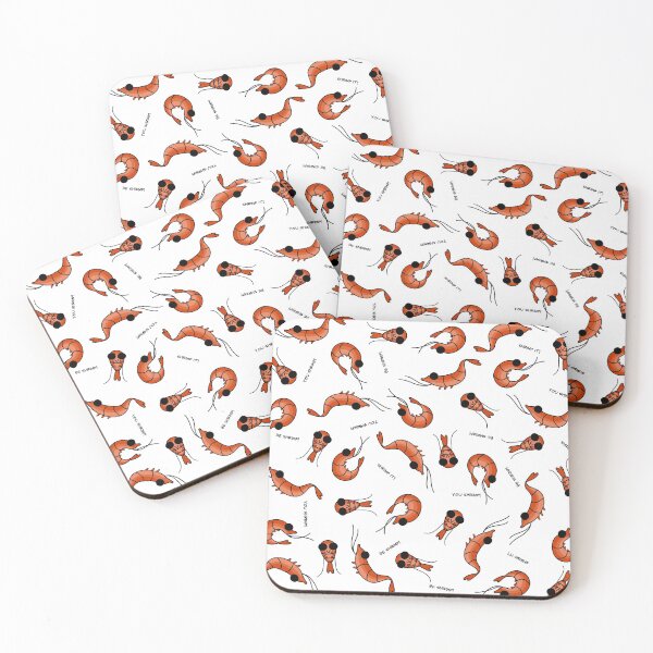 Item preview, Kawaii Shrimp Party! designed and sold by Bthismoment.