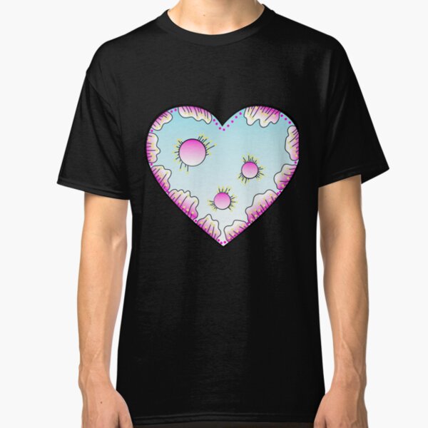 Magisches Herz Pink und Türkis Classic T-Shirt