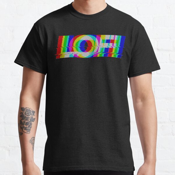 Vista previa del artículo con la obra «División de colores LOFI», diseñado y vendido por Souled Tees.
