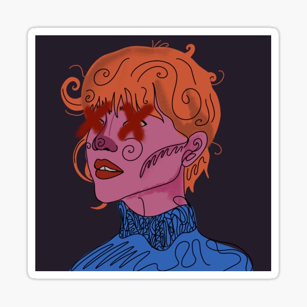 Staring Sticker