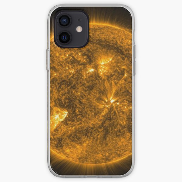 Sun, Circle, 2D shape, abstract, science, sphere, fractal, proportion, energy, design, dark, physics, large, luminosity iPhone Soft Case