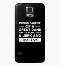 Stolzes Elternteil einer Deutschen Dogge, Deutsche Dogge Mutter, Deutsche Dogge Hülle & Klebefolie für Samsung Galaxy