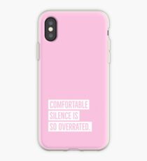 comfortable silence is so overrated - harry styles iPhone-Hülle & Cover