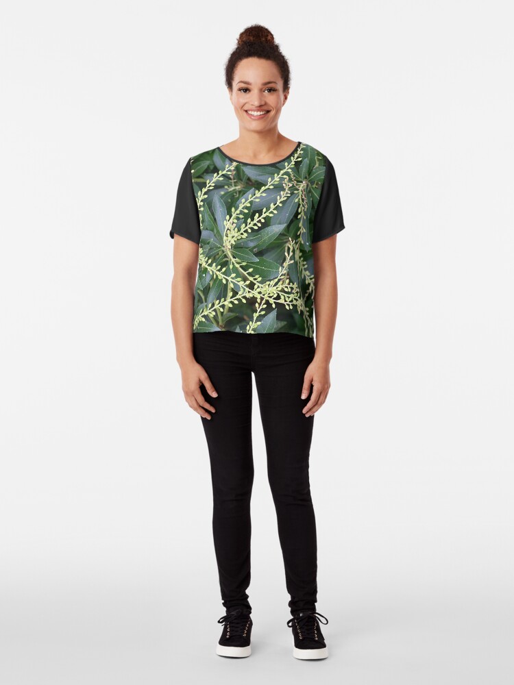 Alternate view of Japanese Andromeda Chiffon Top