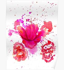 Watercolor Flower 2 Poster