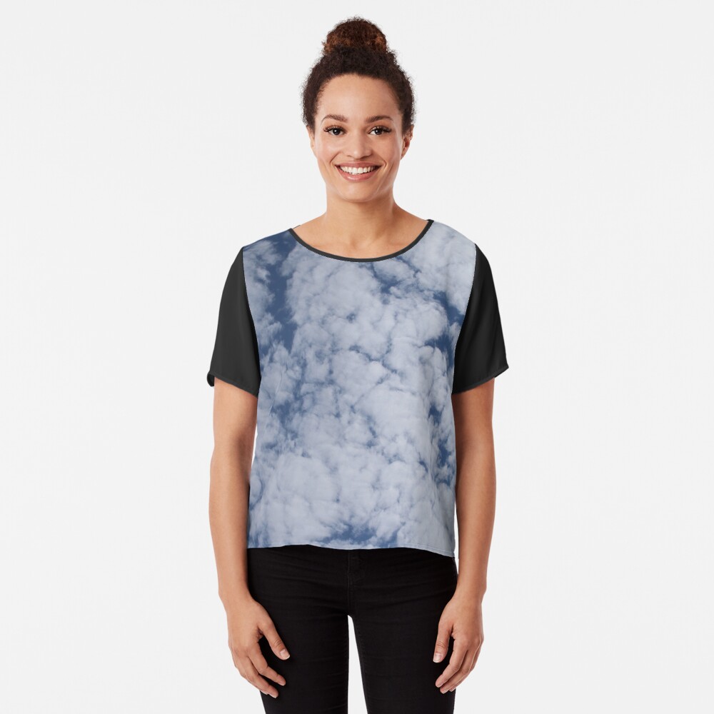 Altocumulus Abstract 1 Chiffon Top