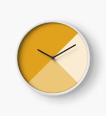 Gradient Geometry - Mustard Clock