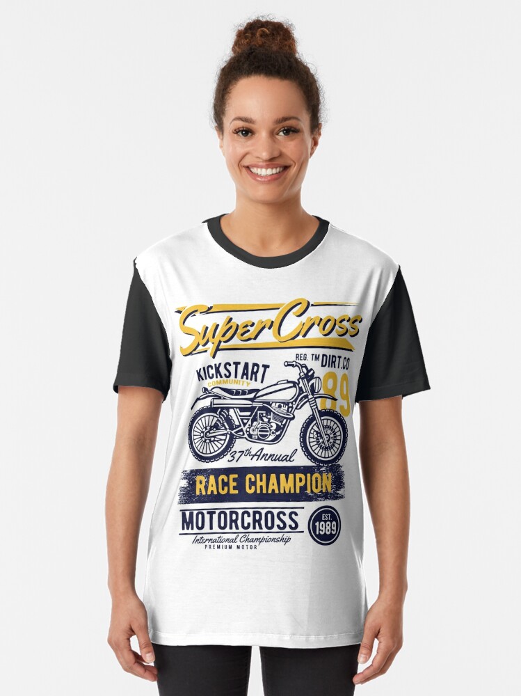 International Racing Graphic Tshirt - Black