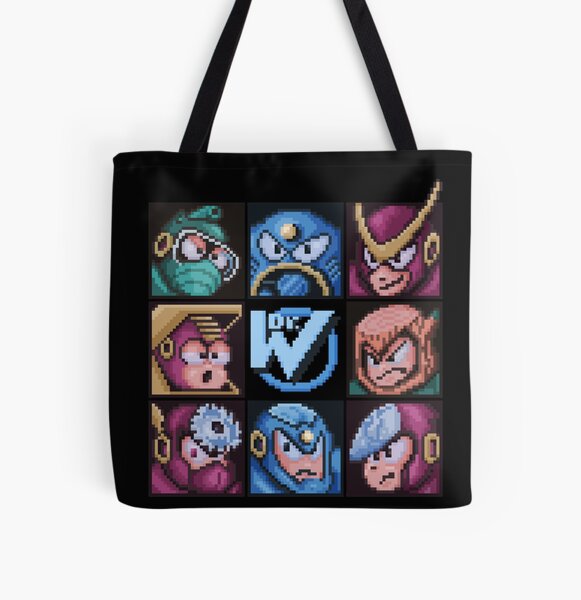 Mega Robot Bosses 2 All Over Print Tote Bag