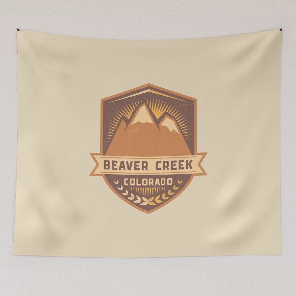 Item preview, Beaver Creek Colorado Retro Mountain Badge designed and sold by dk80.