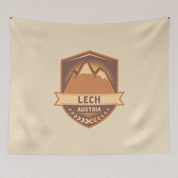 Item preview, Lech Austria Retro Mountain Badge designed and sold by dk80.