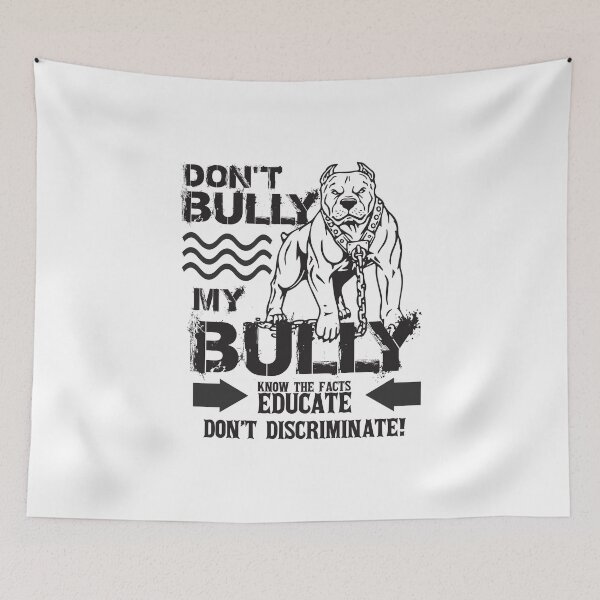Item preview, Don't Bully My Bully - Educate - Pitbull Dog Lover designed and sold by Ding-One.