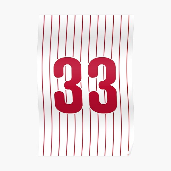PHI 33 Baseball Poster