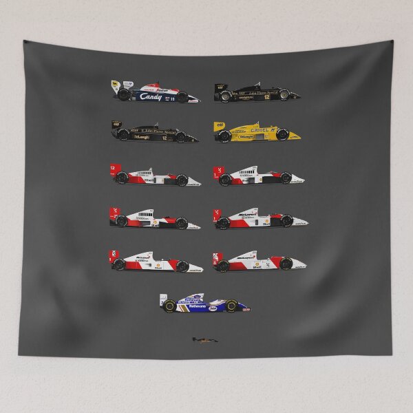 Item preview, Ayrton Senna - All cars designed and sold by JageOwen.