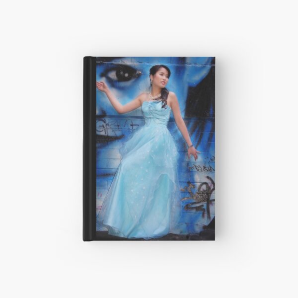 The blue dress Hardcover Journal