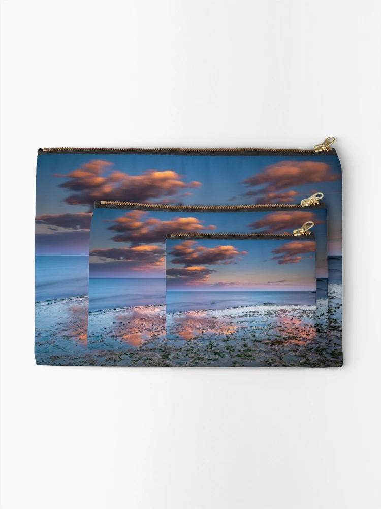 Thumbnail 2 of 4, Zipper Pouch, Two Clouds designed and sold by Ralph Goldsmith.
