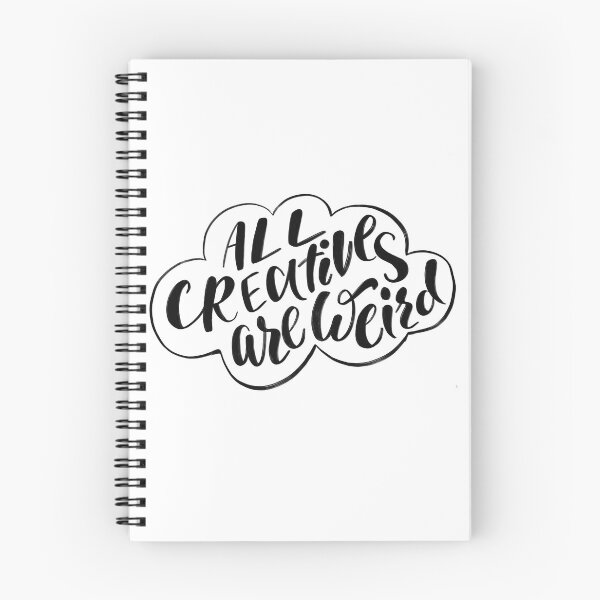 Item preview, All creatives are weird lettering  designed and sold by KatrinPo.