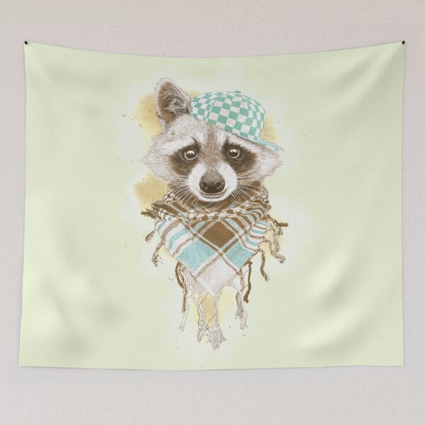 Item preview, Rocco Racoon - earth tones designed and sold by Ronn Kools.