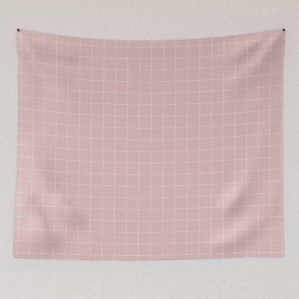 Item preview, Pink Grid | pencilmeinstationery.com designed and sold by pencilmein.