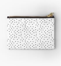 Black And White Polka Dot | pencilmeinstationery.com Zipper Pouch