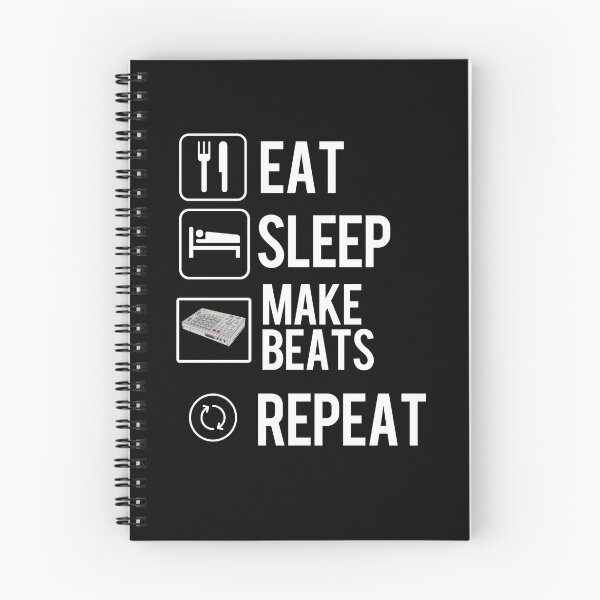 Item preview, Eat Sleep Make Beats Repeat - EDM Hip Hop Music Producer T-Shirt designed and sold by balbert3.